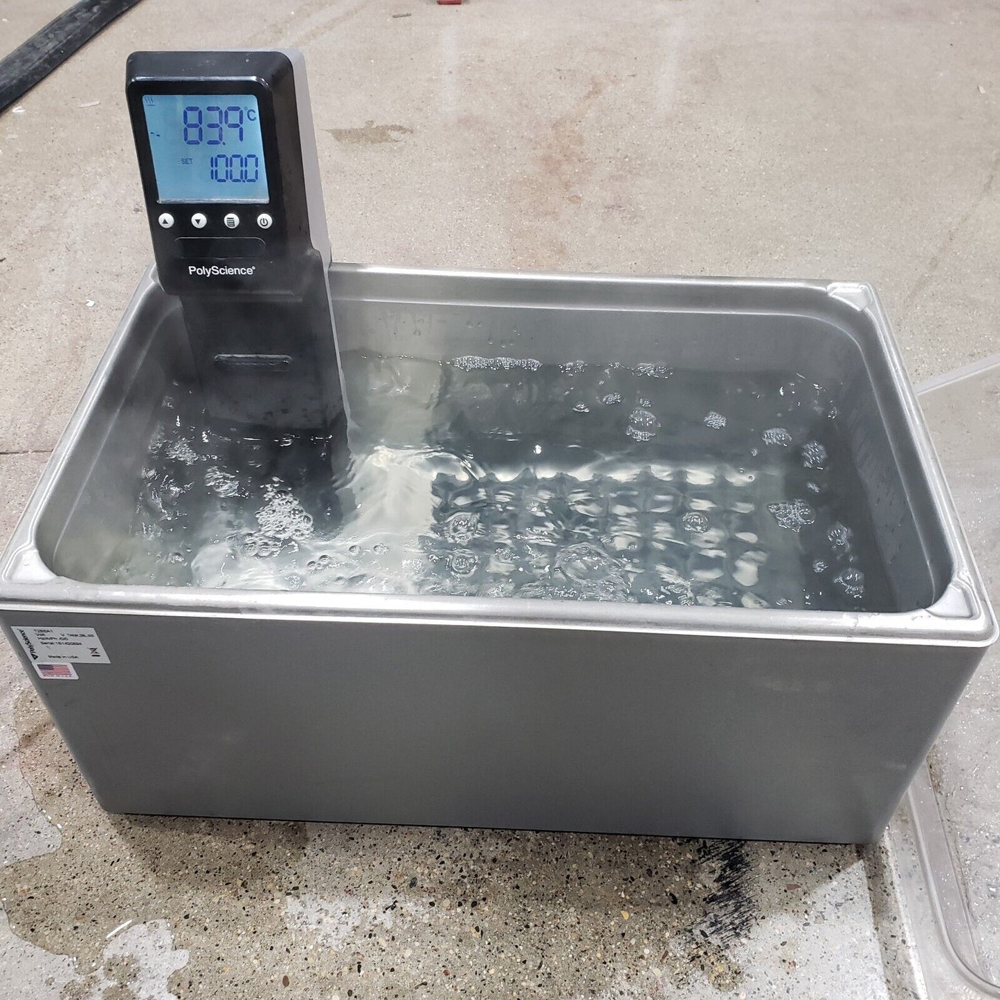 Polyscience MX-CA11B T28SA1 Water Bath Immersion Circulator Heater Tested Works