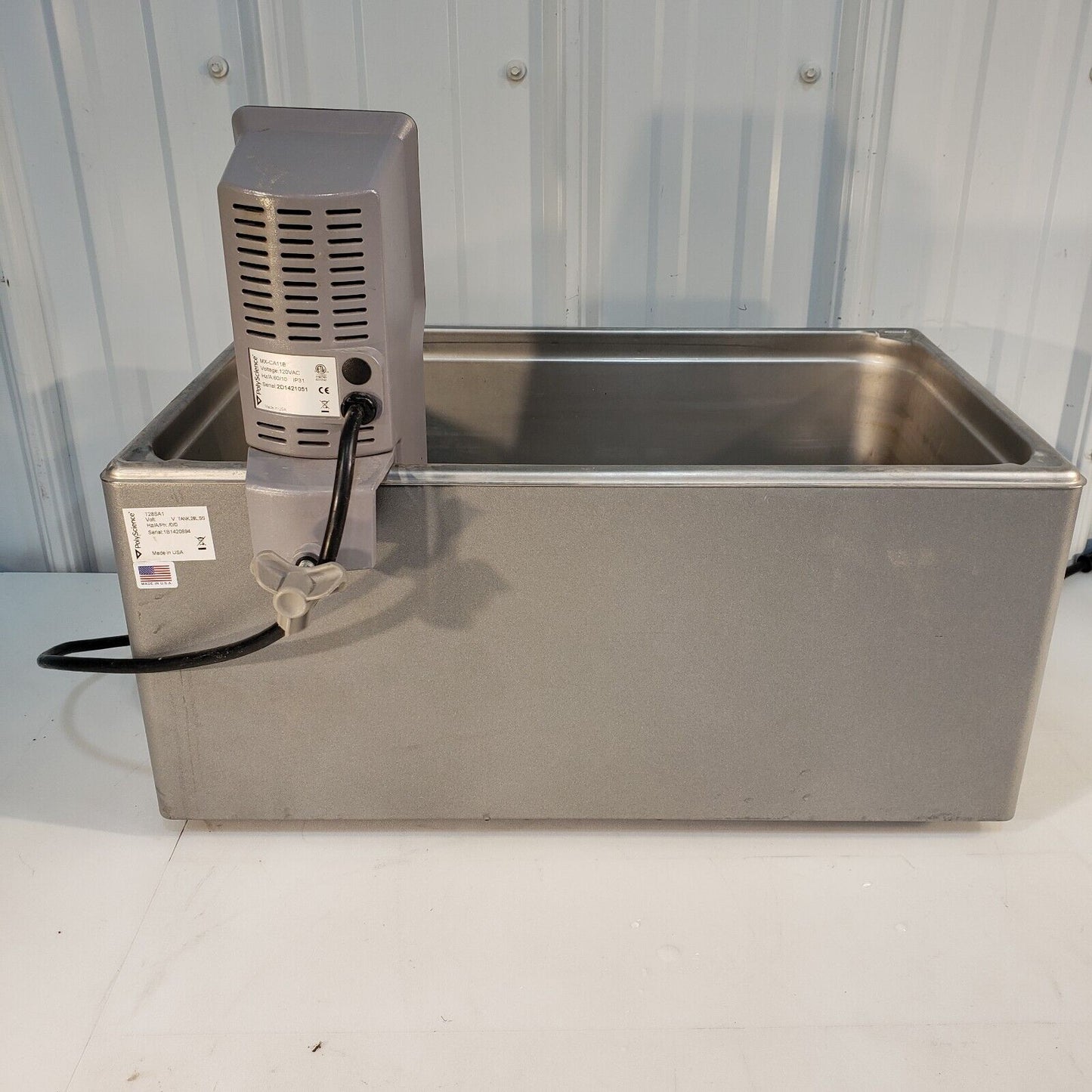Polyscience MX-CA11B T28SA1 Water Bath Immersion Circulator Heater Tested Works