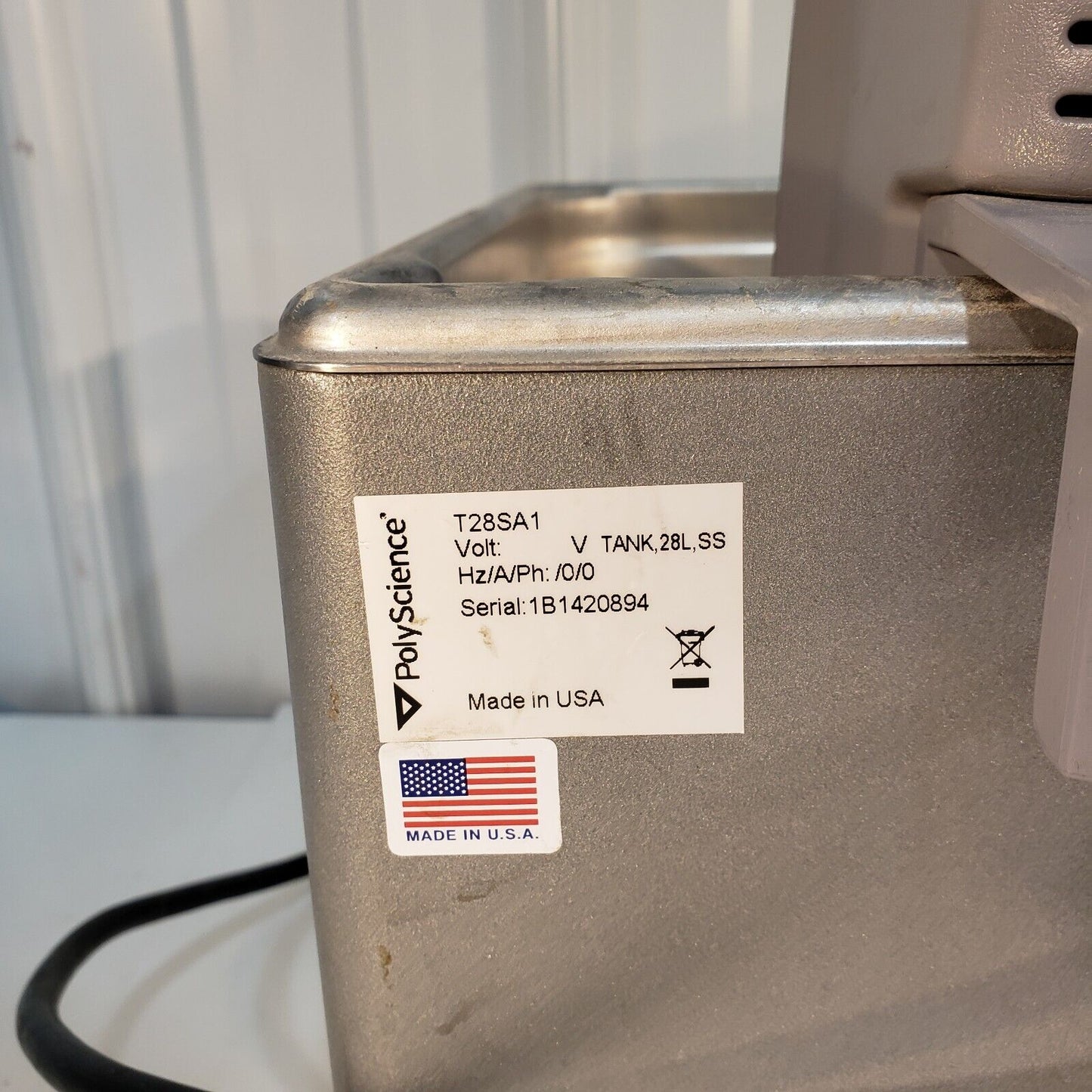 Polyscience MX-CA11B T28SA1 Water Bath Immersion Circulator Heater Tested Works
