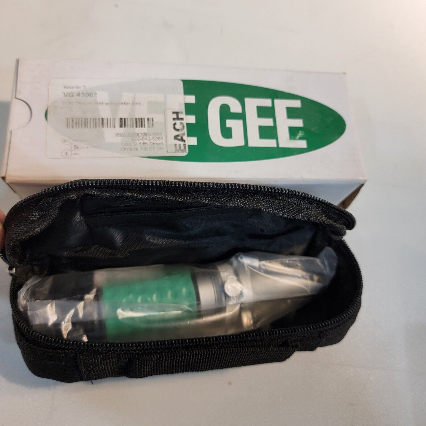 Vee Gee BX-1 43001 Handheld Brix Soectrometer 0-32% New In Box