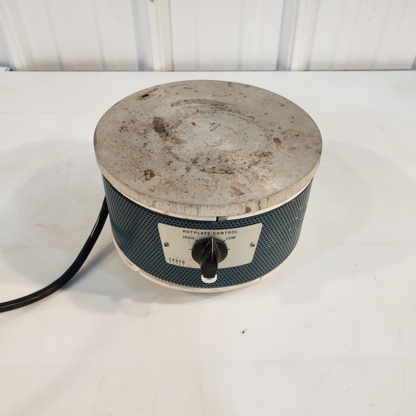 Cenco 16630 Lab Hot Plate, Tested Heats 580 Watt