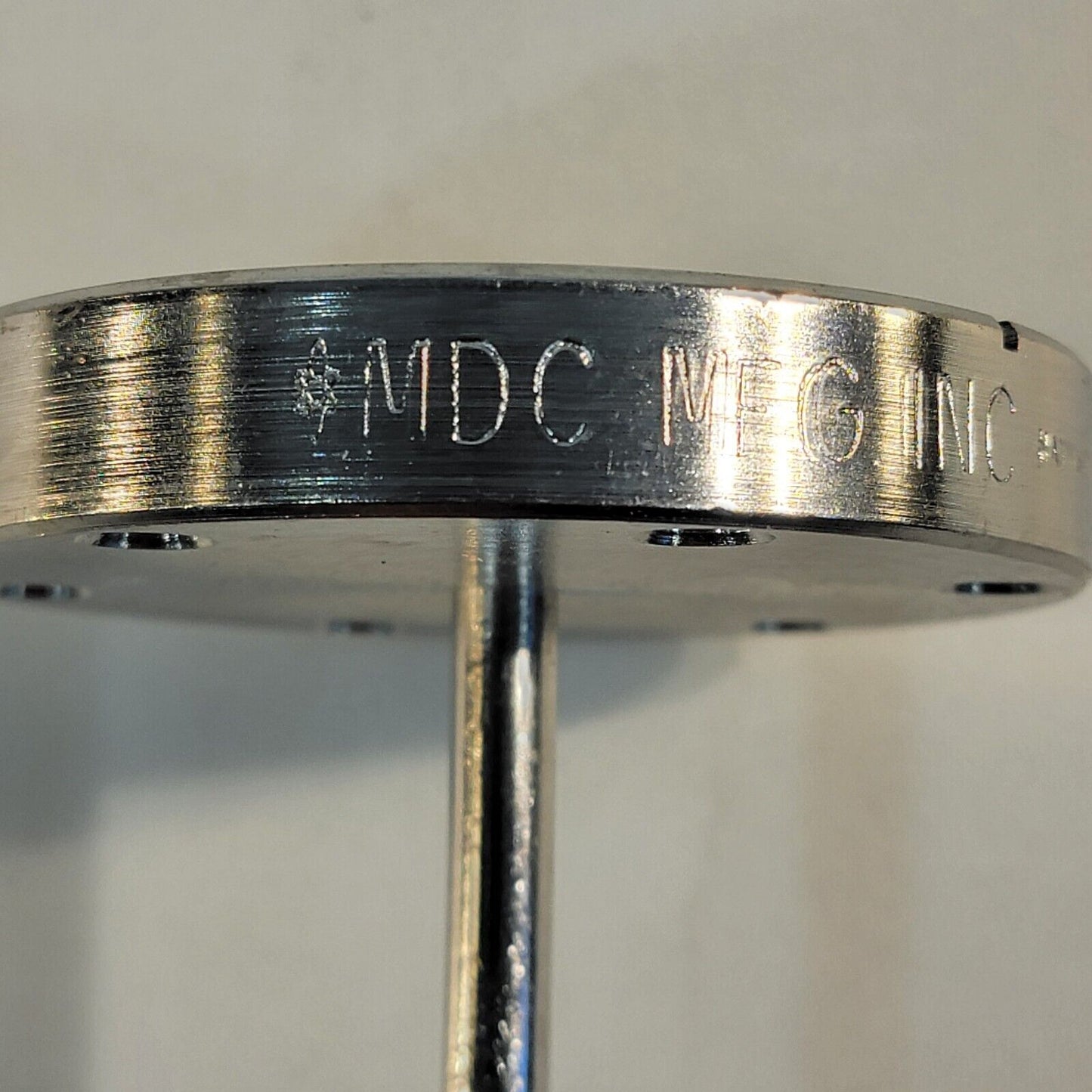 MDC 2.75" Conflat DN35CF-DN40CF CF To 1/4" Tube Adapter 6" Long Stainless Vacuum