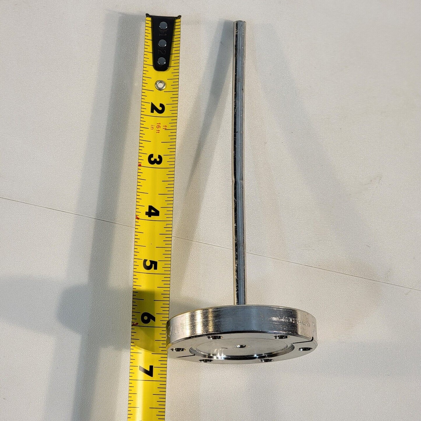 MDC 2.75" Conflat DN35CF-DN40CF CF To 1/4" Tube Adapter 6" Long Stainless Vacuum