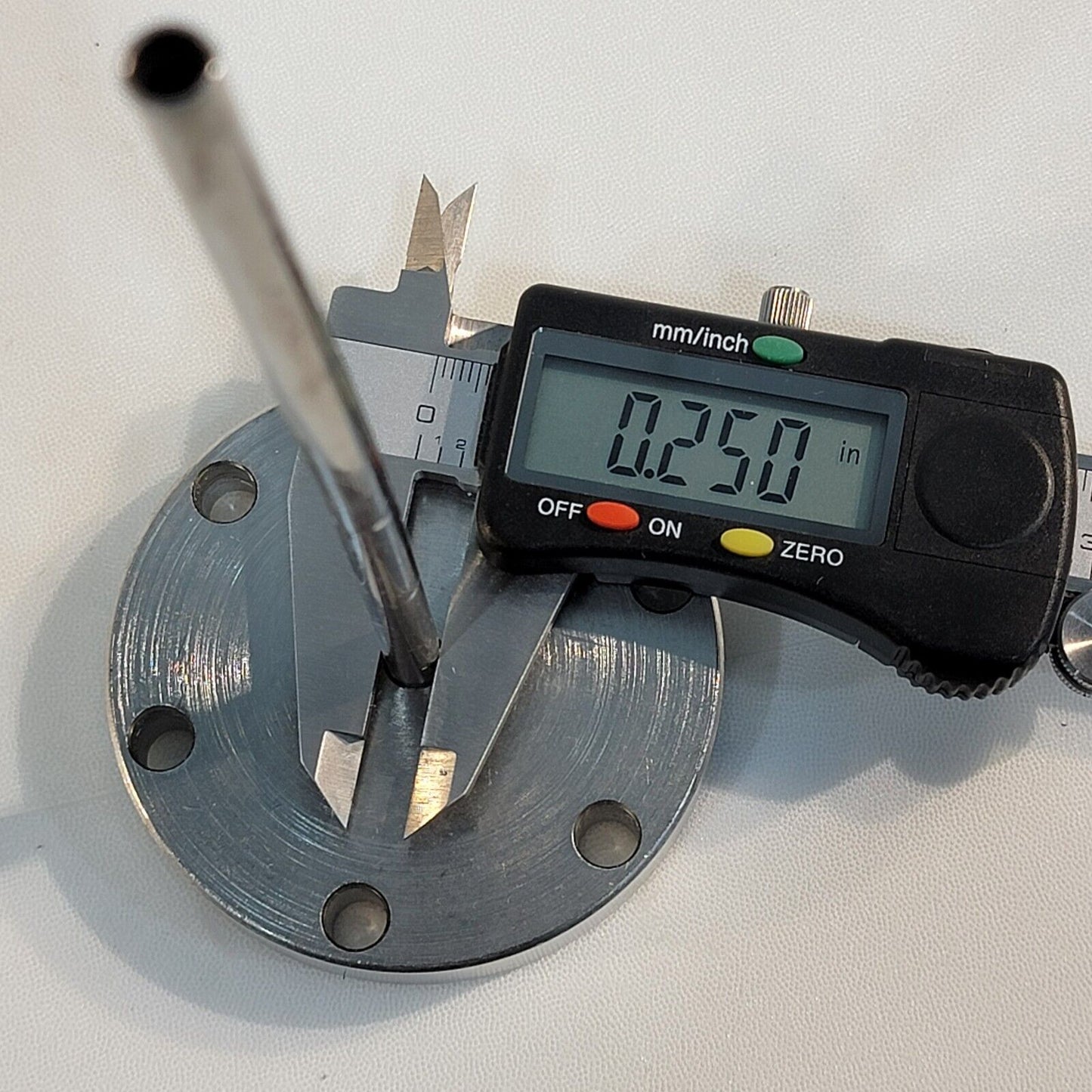 MDC 2.75" Conflat DN35CF-DN40CF CF To 1/4" Tube Adapter 6" Long Stainless Vacuum