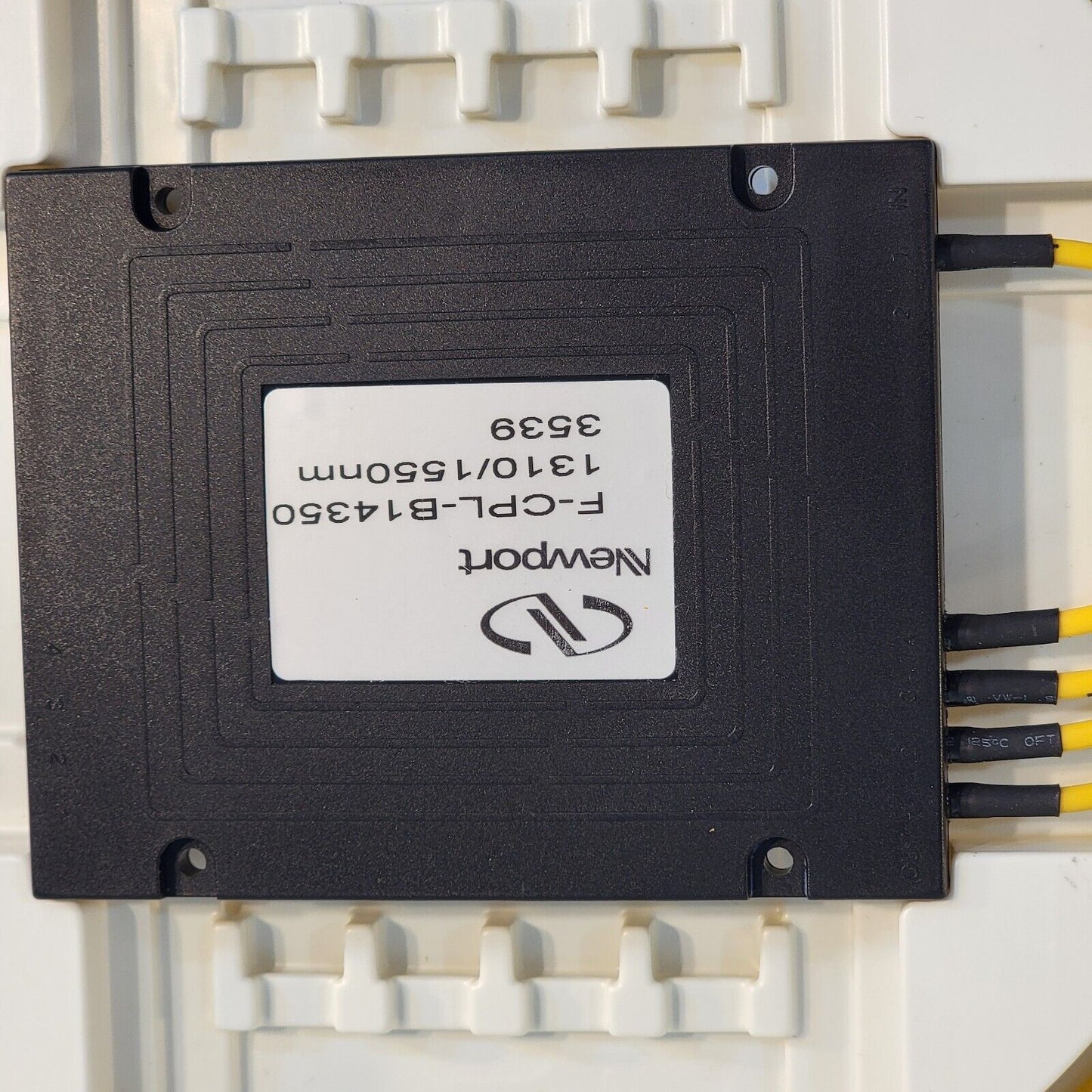 Newport F-CPL-B14350 Fiber Coupler 4:1 Split 1310/1550nm Wavelength I/O