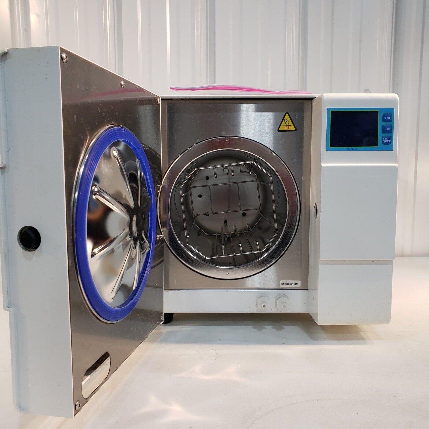 Bioclave STE-8-M 8L Autoclave 120V Tested to 30 PSI, 130 deg C