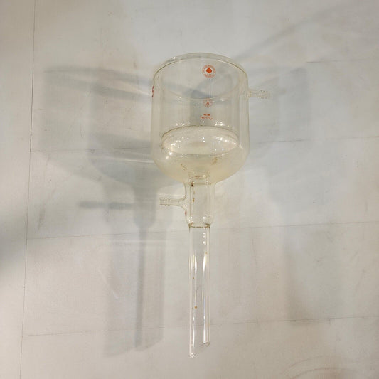 Jacketed Büchner Funnel Ace Glass 500 mL Volume Pyrex 145-175u Alumina Filter