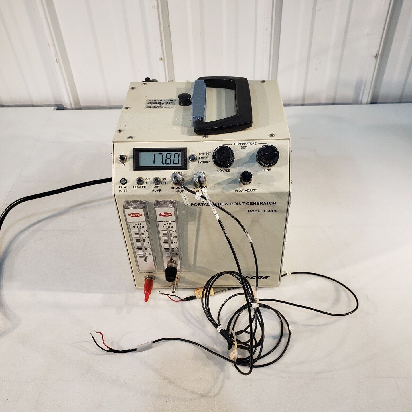 LI-COR LI-610 Portable Dew Point Generator