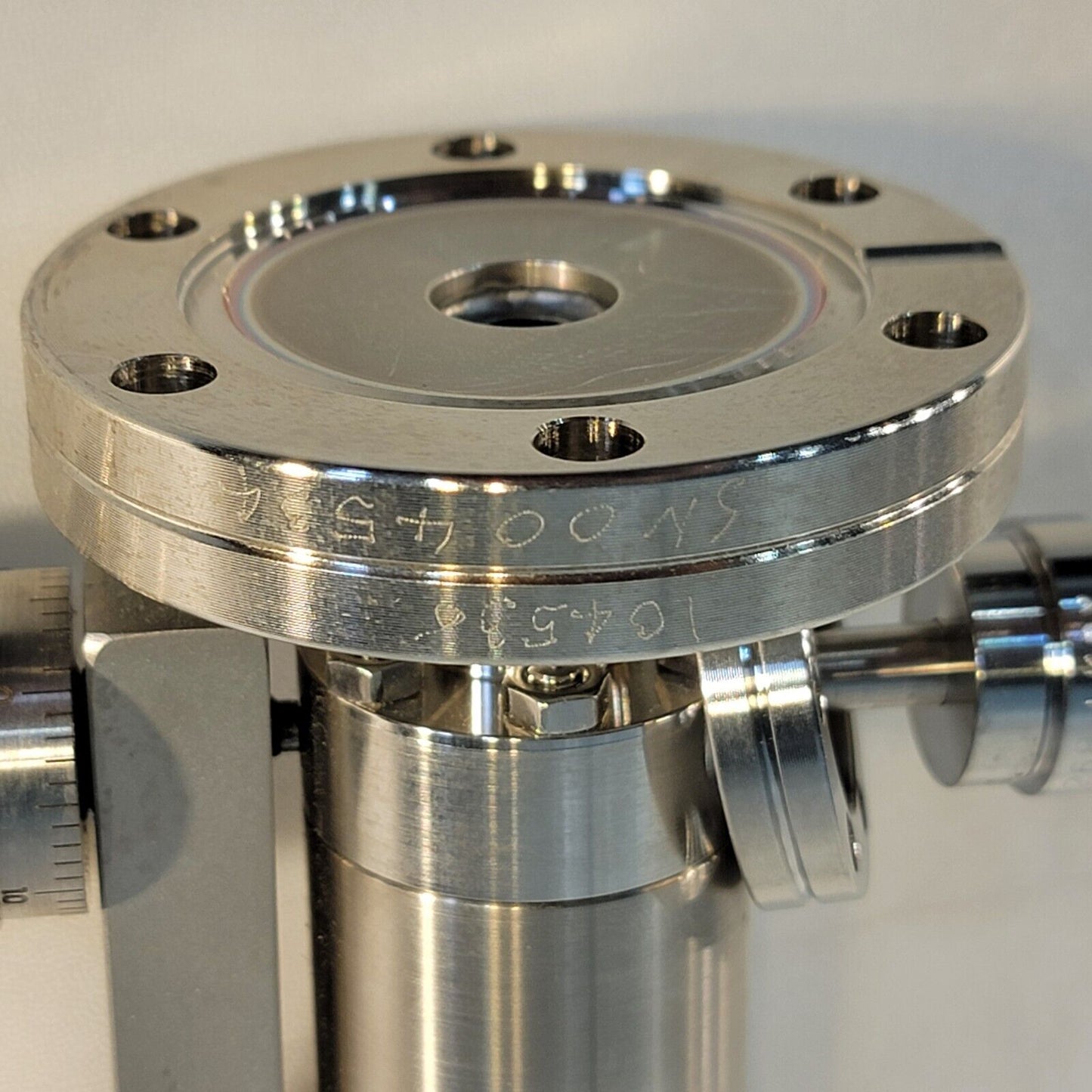 Variable Leak UHV High Vacuum Valve 104536 2.75" 1.33" Conflat Flange 422834