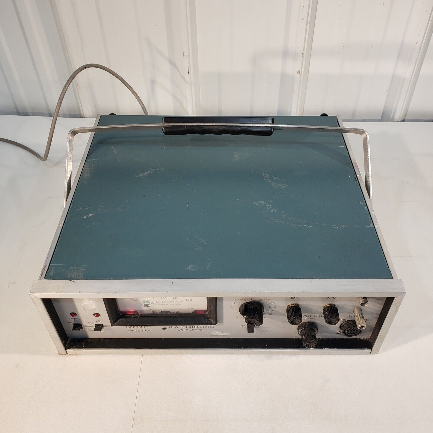 Monroe Electronics 170-1 Isoprobe 2KV Electrostatic Voltmeter
