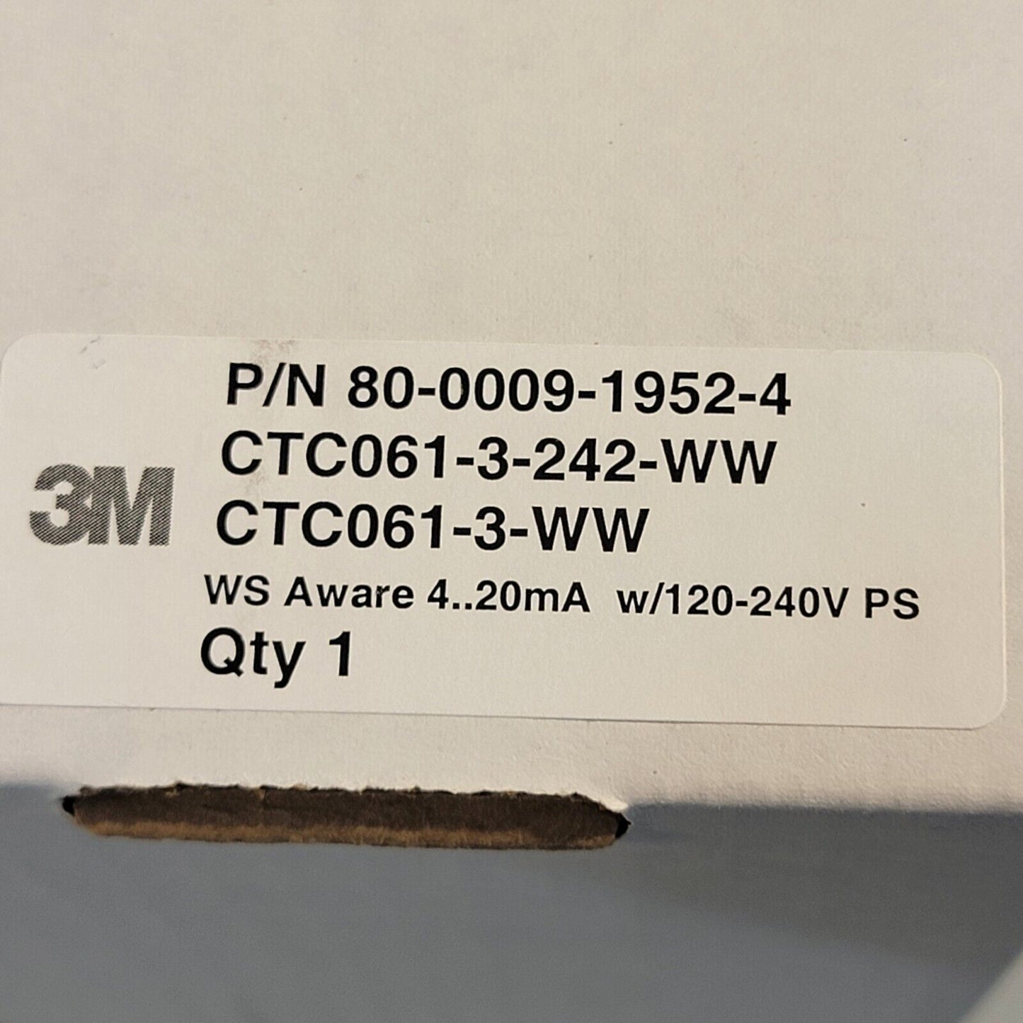 3M WS Aware Credence CTI 80-0009-1952-4 CTC061 Wrist ESD Complete Safety System