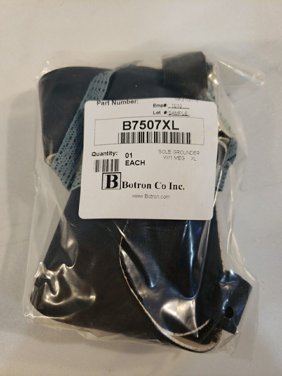 Botron B7507XL Sole Grounder With 1 Meg Extra Large ESD Electrostatic Safety
