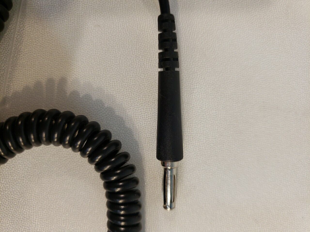 Desco 09680 Grounding Cord Coiled Black 12ft 4 MM ESD Electrostatic Safety