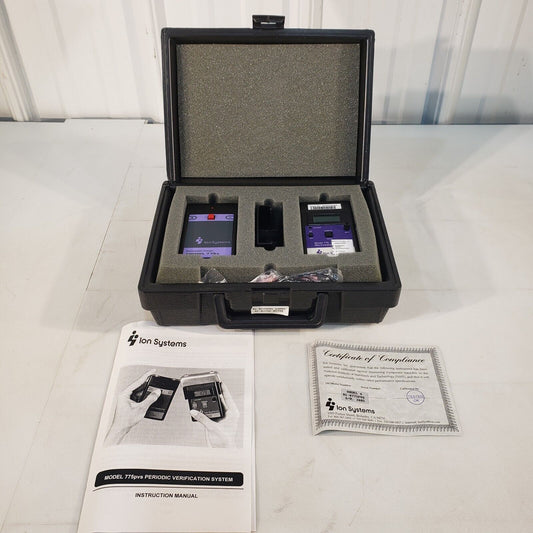 Ion Systems 775c Electrostatic Charger, 775 Fieldmeter, & Ground Cord Kit