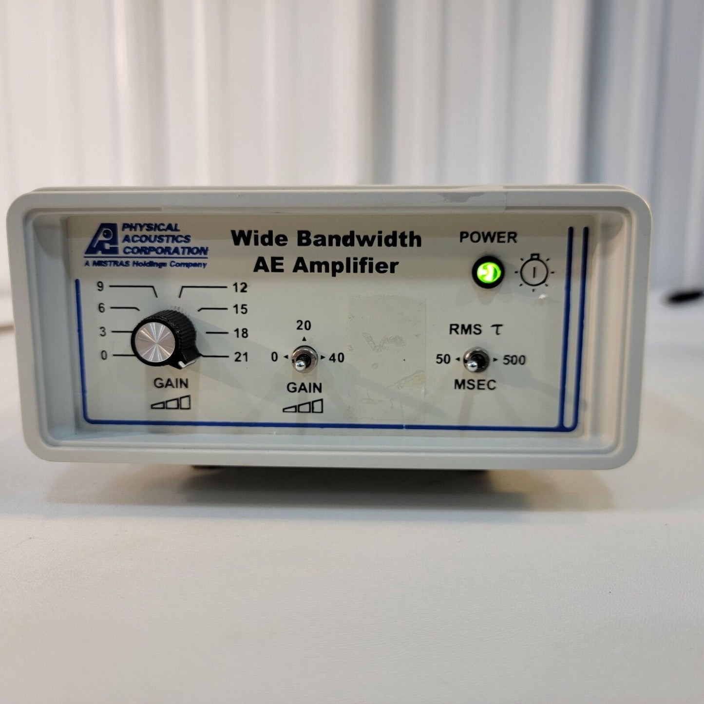 Physical Acoustics Corporation AE2A Wide Bandwidth AE Amplifier 100-1200 kHz
