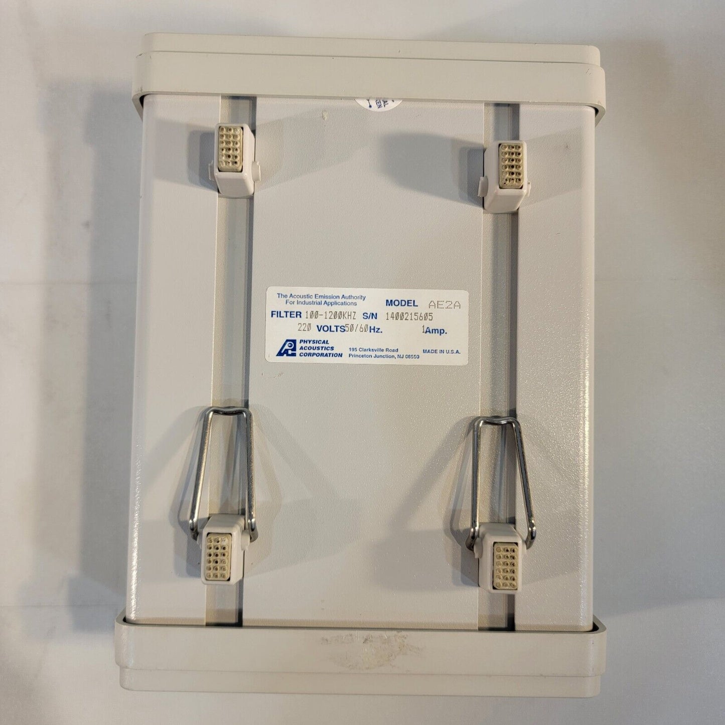Physical Acoustics Corporation AE2A Wide Bandwidth AE Amplifier 100-1200 kHz