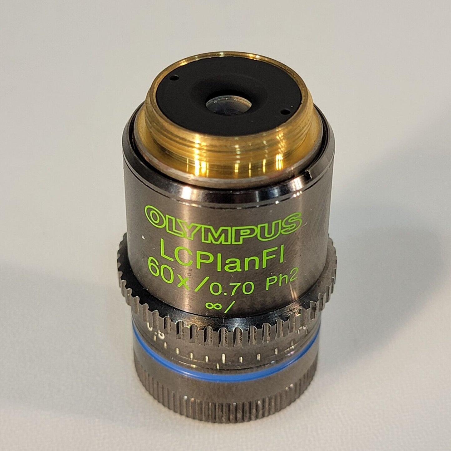 Olympus LCPlanFL 60x 0.70 Ph2 ∞/ CAP-P1.1 Microscope Objective for BX / IX / CX