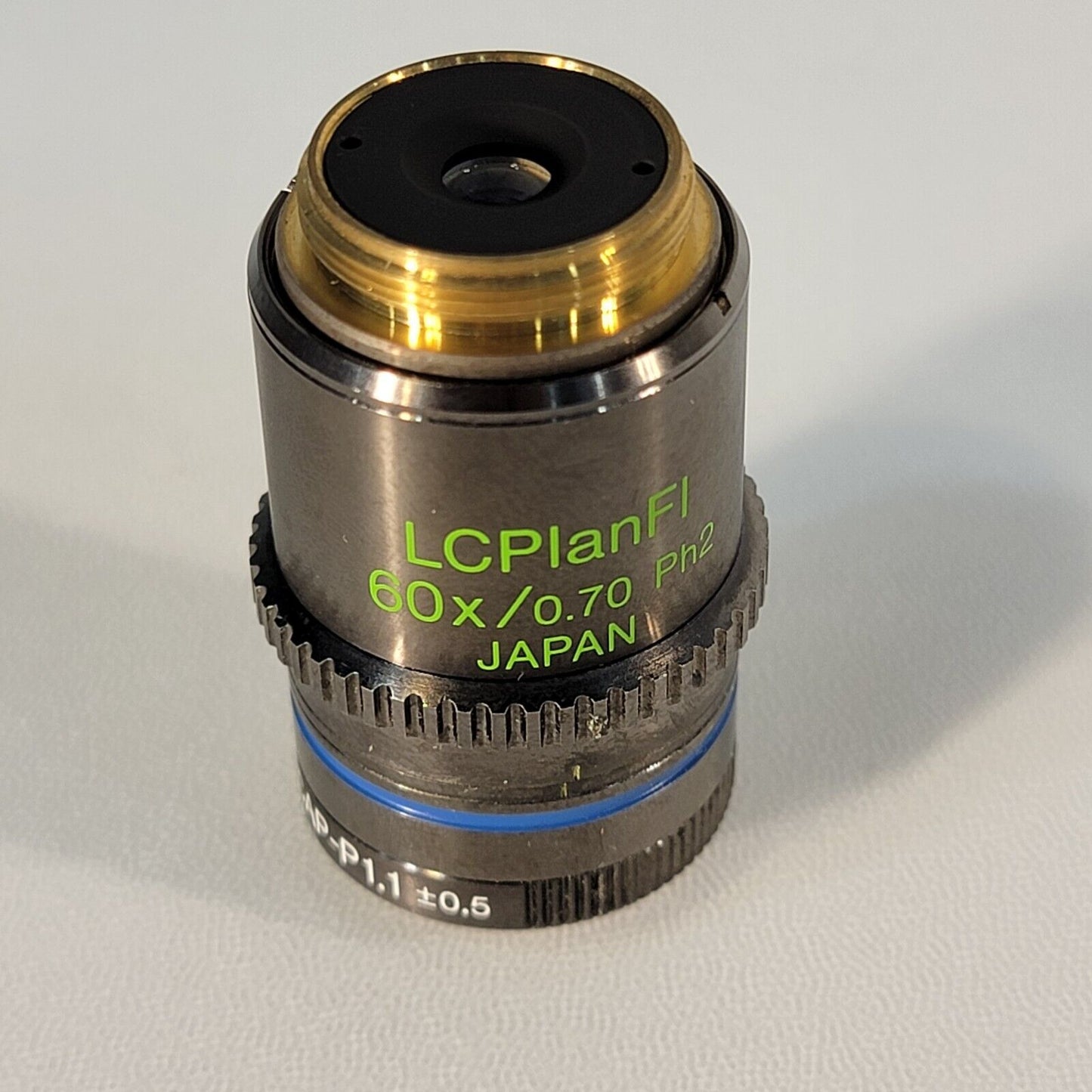 Olympus LCPlanFL 60x 0.70 Ph2 ∞/ CAP-P1.1 Microscope Objective for BX / IX / CX