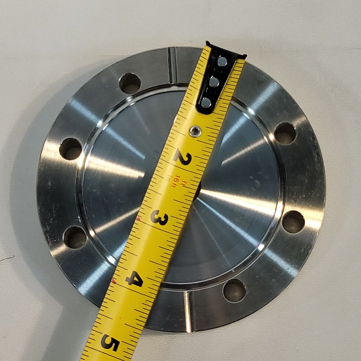 DN63CF 4.5" Conflat Zero Length Adapter To 1.33" DN16CF Mini CF High Vacuum