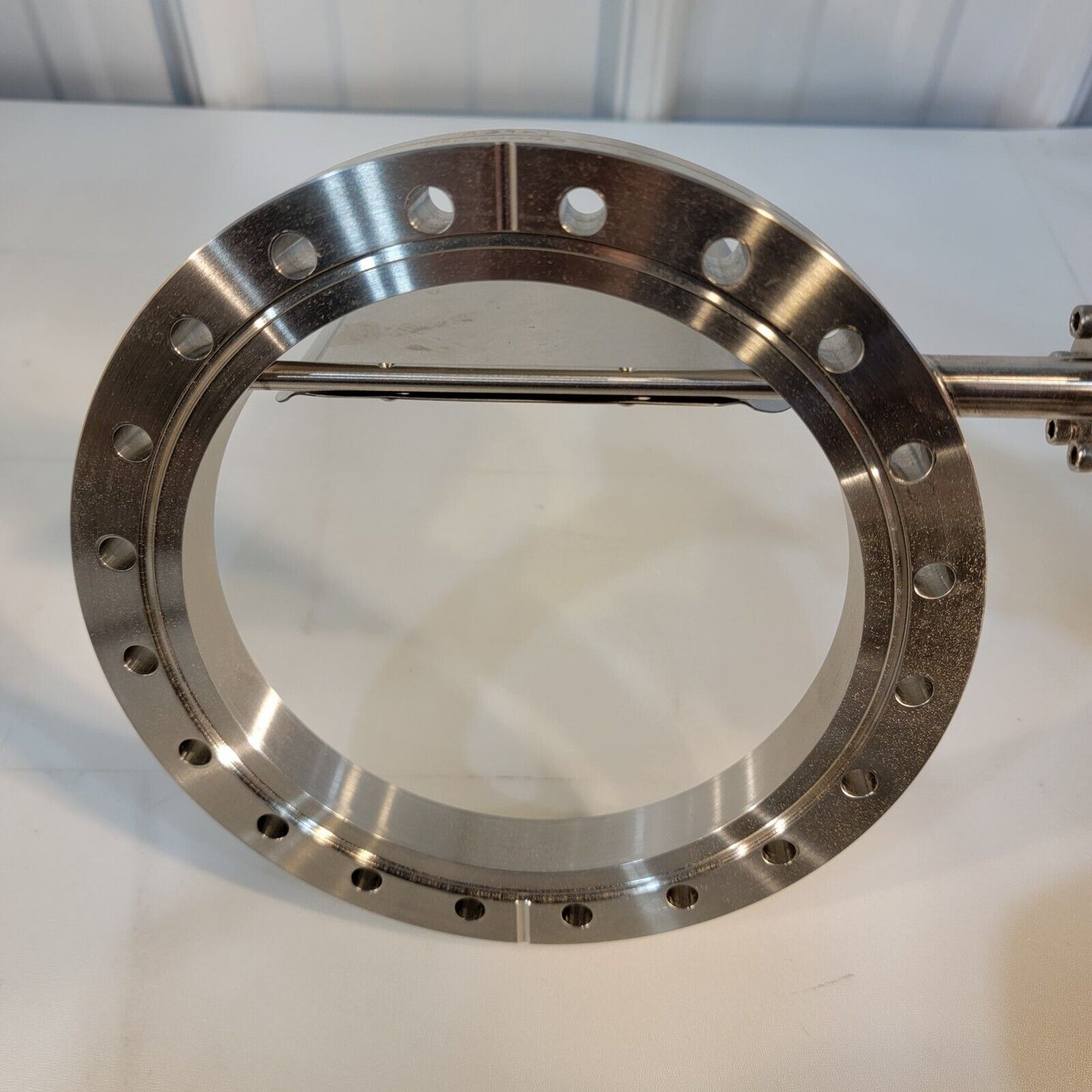 Kurt Lesker 8" CF DN160CF Conflat Manual Viewport Shutter High Vacuum Stainless
