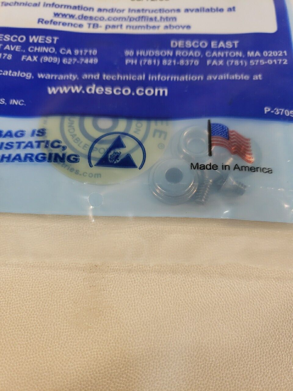 Desco 09864 Snap Screw-on Stud & Socket 10MM Electrostatic Discharge ESD Safety