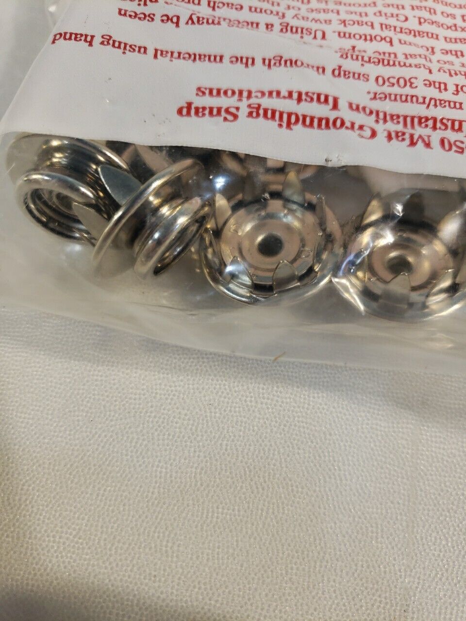 3M 3050 Mat Grounding Snap 10-pack Prong Clinch Electrostatic Discharge ESD