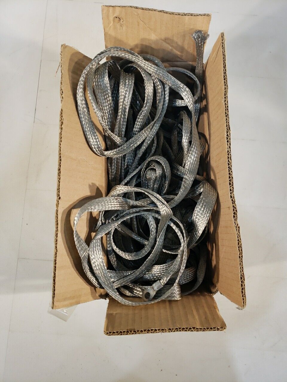 Aluminum Braided Grounding Cable Strap Electrostatic ESD Safety Lot Of 17