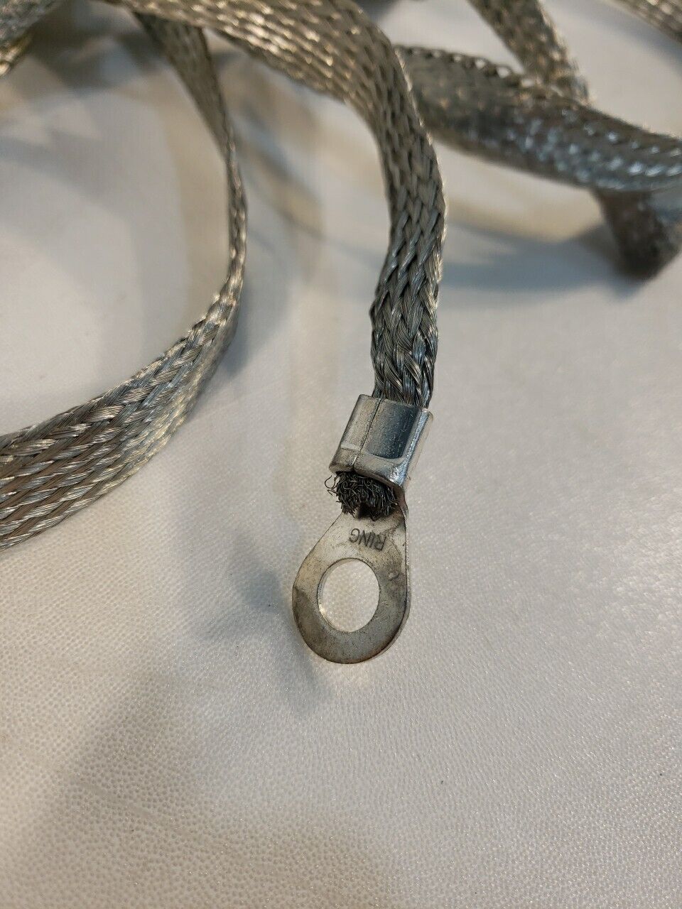 Aluminum Braided Grounding Cable Strap Electrostatic ESD Safety Lot Of 17