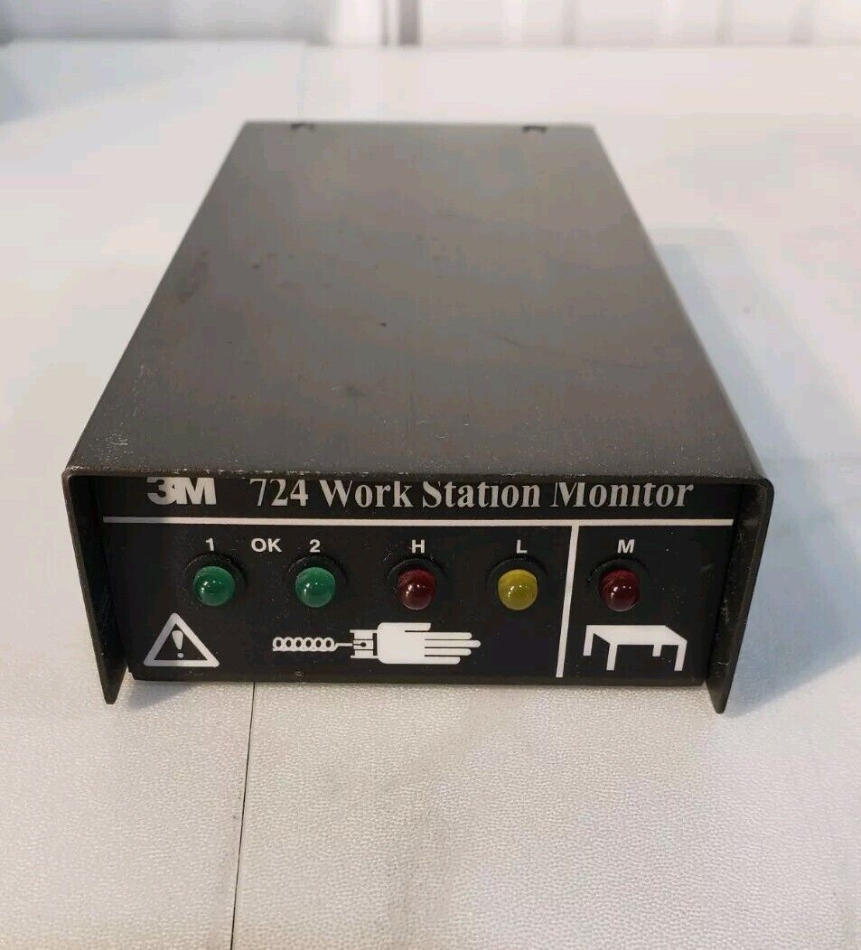 3M 724 ESD Work Station Monitor Electrostatic Discharge 9V & 16V Modes