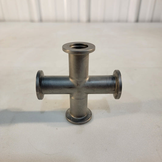 HPS MKS KF16 NW16 QF16 4-Way Cross Four-Way High Vacuum Fitting