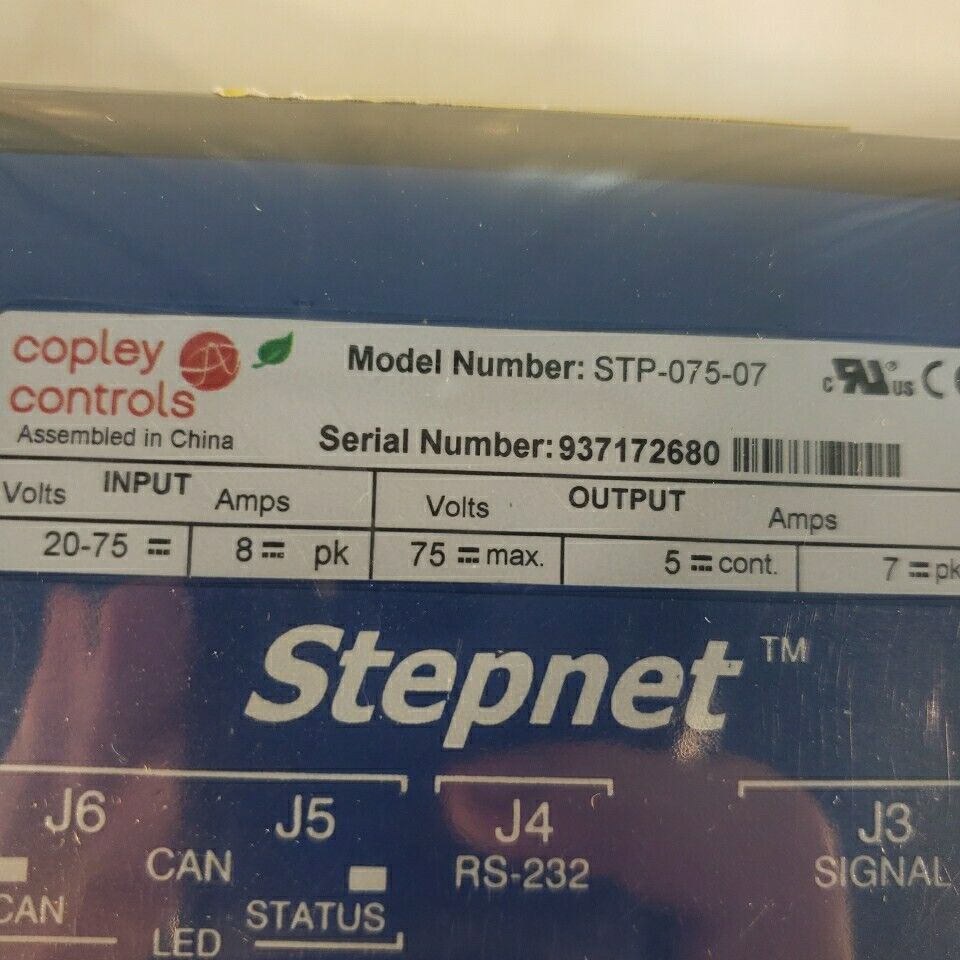 Copley Controls STP-075-07 Stepnet Stepping Motor Drive Controller CANopen