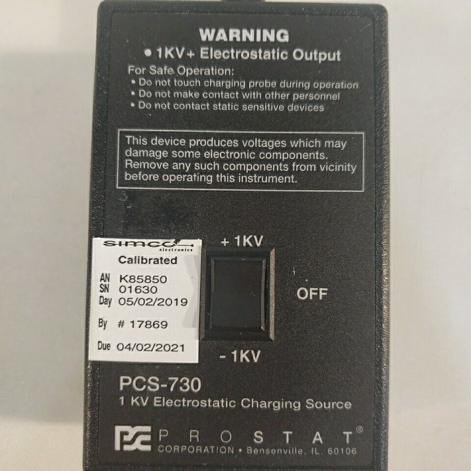 Prostat PCS-730 Electrostatic Charging Source 1 KV Output ESD Safety Discharge