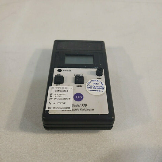 Ion Systems 775 Electrostatic Fieldmeter Static KV Inch ESD Safety Grounding