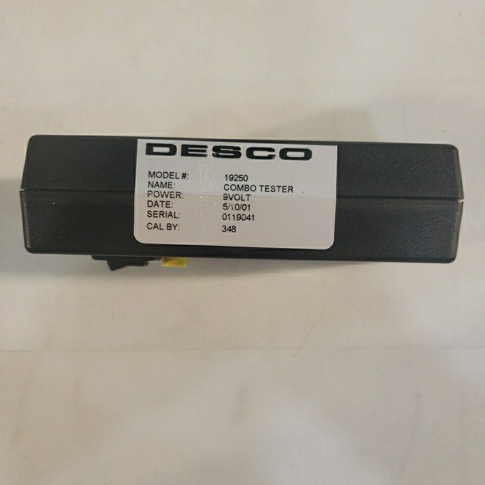 Desco 19250 Combo Tester Wrist Strap Footwear Electrostatic Discharge ESD Safety