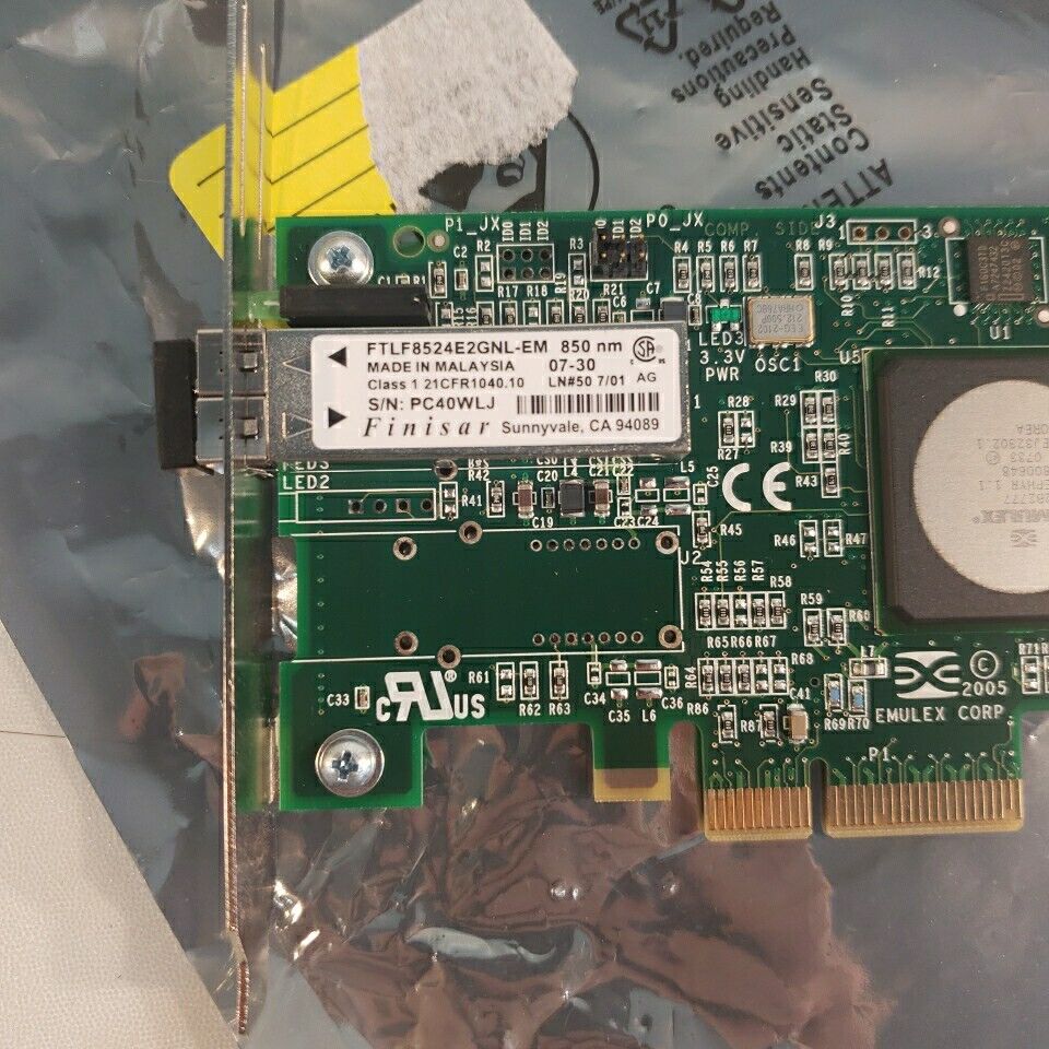 Emulex LPE11000-M4 Lightpulse 4gb Single Port Fibre Channel Host PCI-E