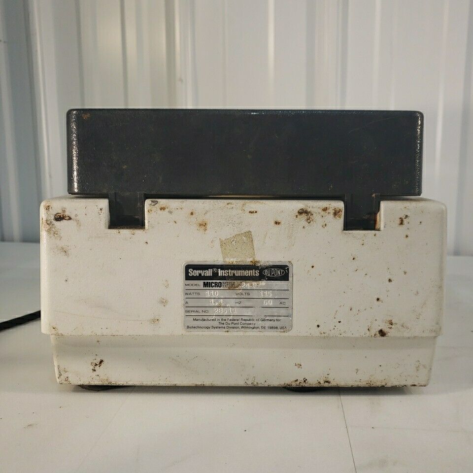Sorvall Du Pont MicroSpin 24P Microcentrifuge centrifuge Fixed Angle Rotor
