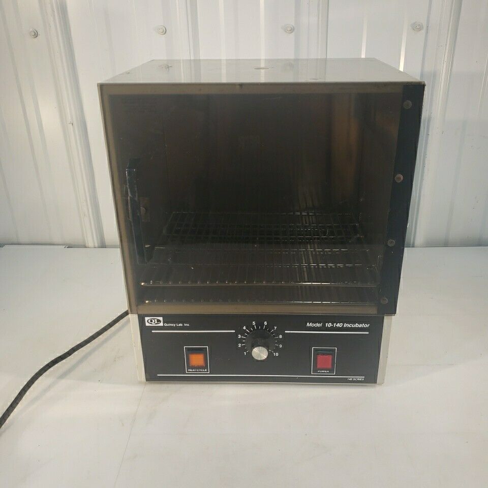 Quincy 10-140 Incubator General Laboratory Purpose See Through Acrylic Front