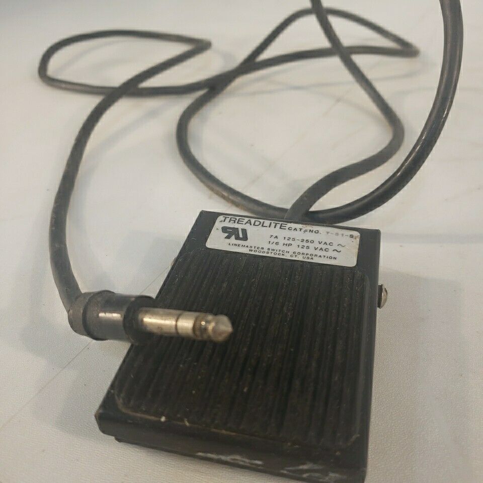 Treadlite T-51-S Foot Switch Pedal 7A 1/6 HP 125-250 VAC
