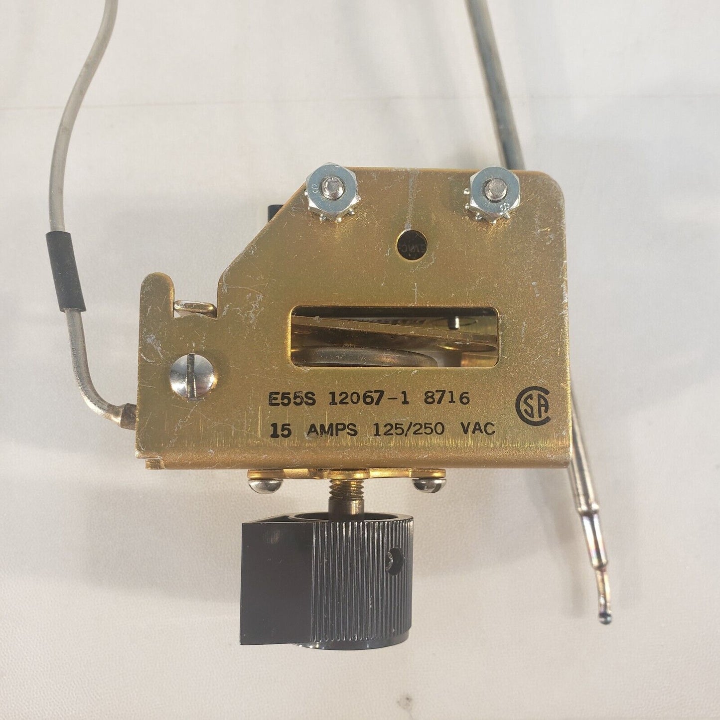 United Electric E55S Series 12067-1 8716 Temperature Switch 15A 125/250 VAC