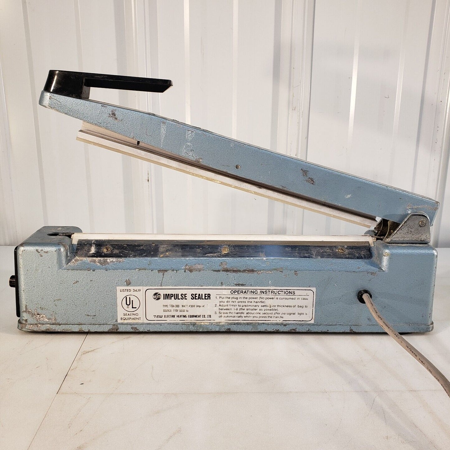 Tew TISH-300 E82163(S) Impulse Sealer Heat Bag