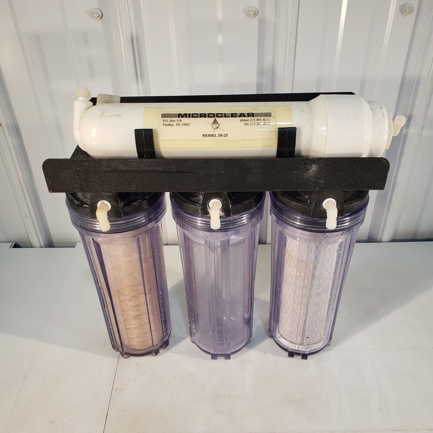 Microclear DI-25 Water Filtration System 4-Filter Sediment Flow Filter