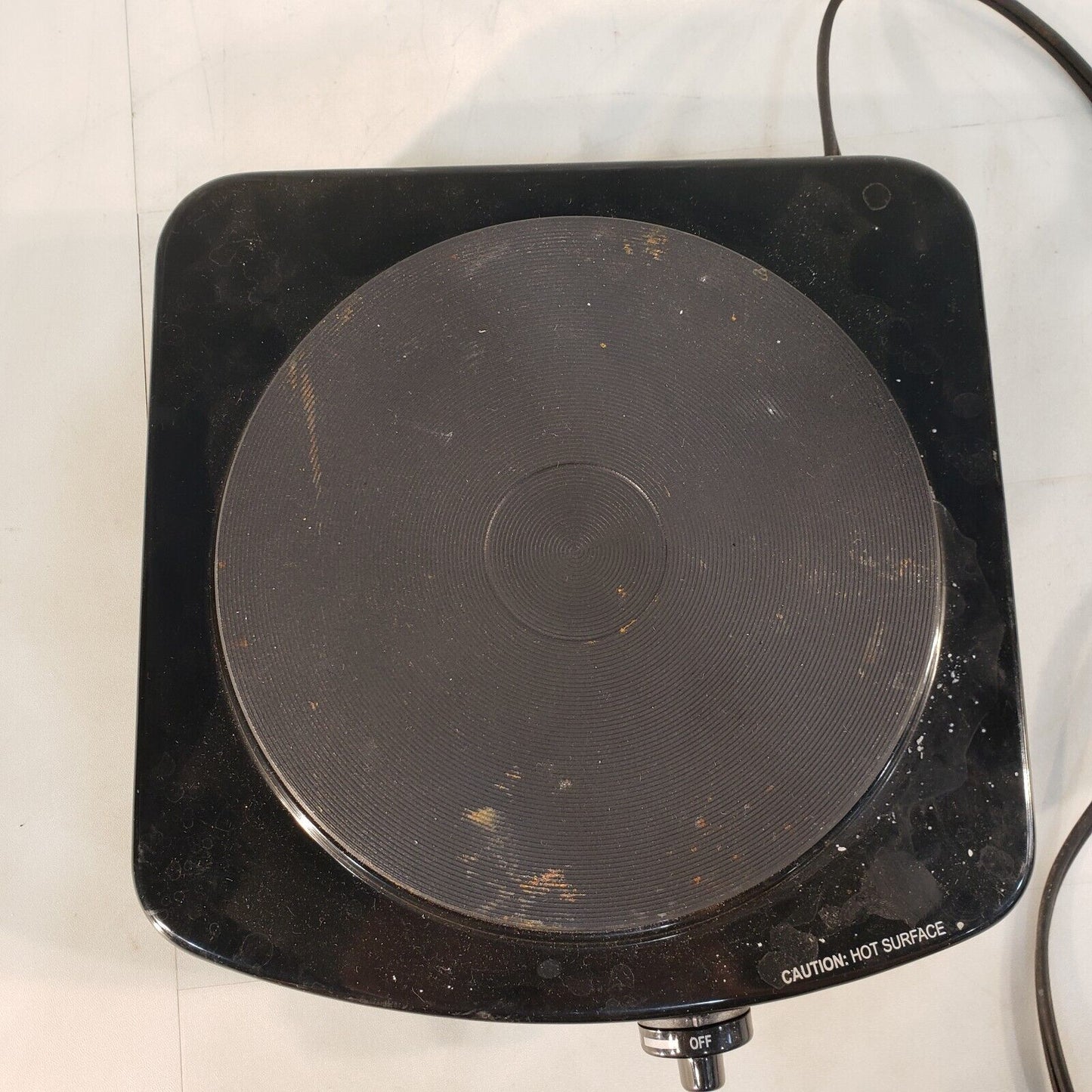 Oster Table Electric Stove 1 Burner Model CKSTSB 100-B Black Hot Plate