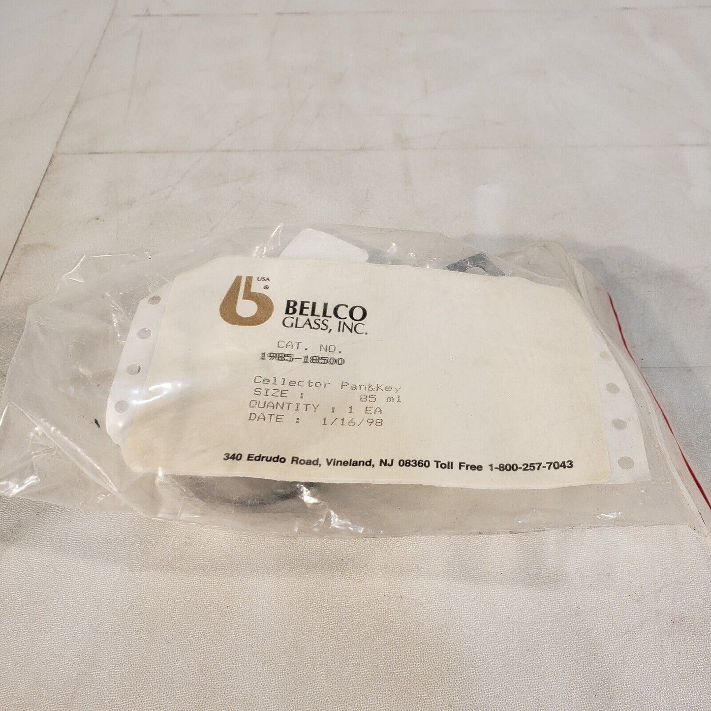 Bellco Glass Inc 1985-18500 Cellector Pan & Key Tissue Sieve