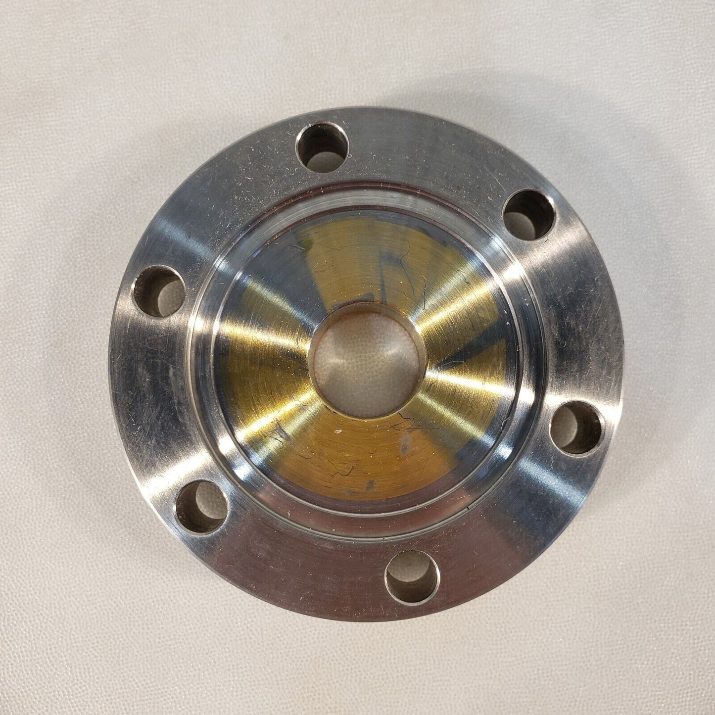 DN35CF 2.75" CF to DN16CF 1.33" High Vacuum Zero Length Conflat Adaptor