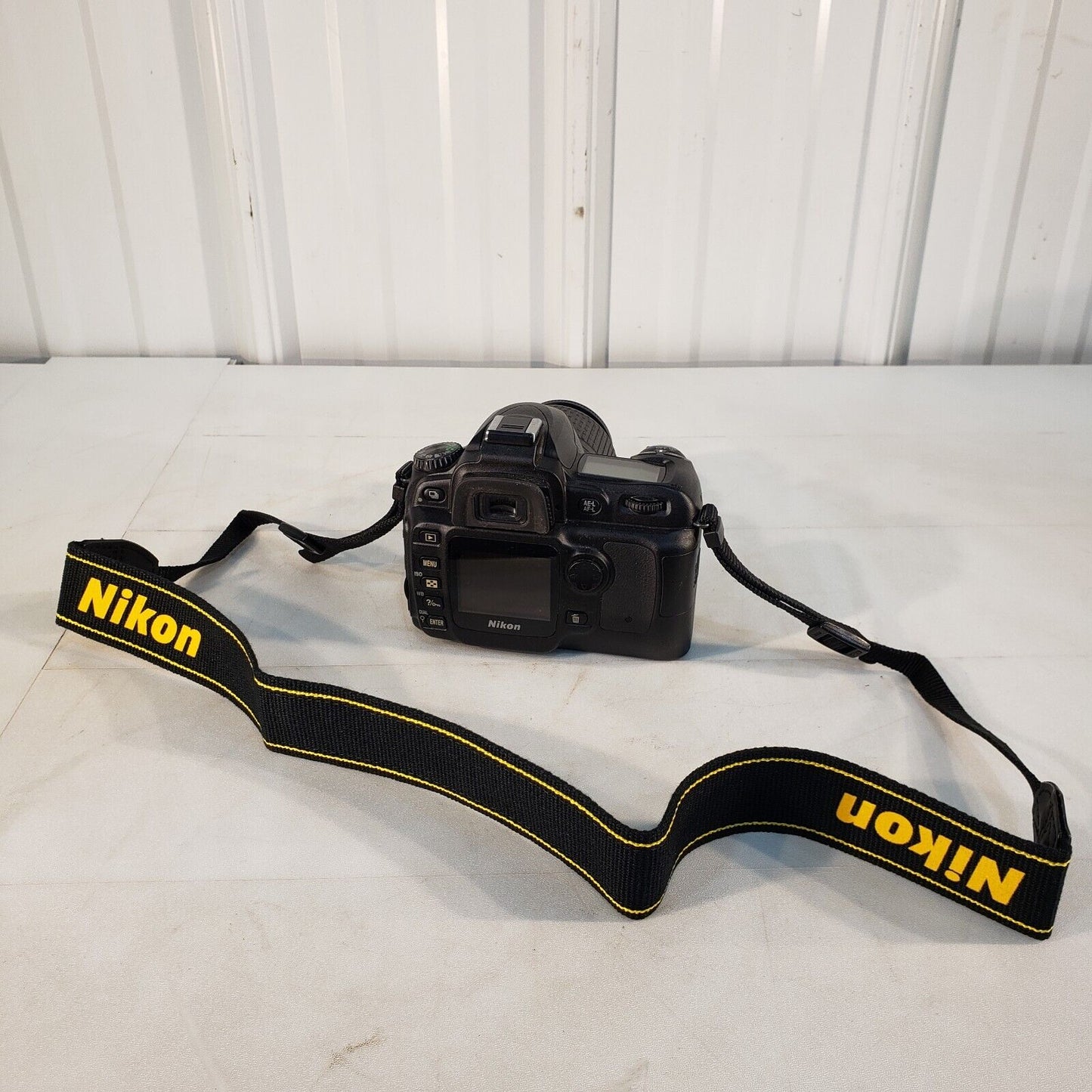 Nikon D50 Digital Camera w/ AF-S NIKKOR 18-55mm Barrel & Strap Tested Working