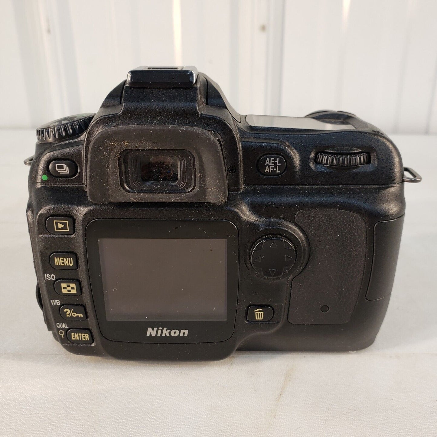 Nikon D50 Digital Camera w/ AF-S NIKKOR 18-55mm Barrel & Strap Tested Working