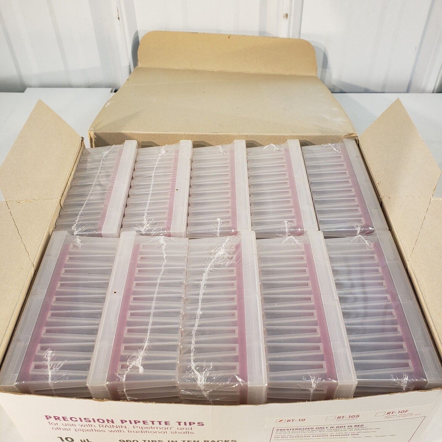 RAININ RT-10 10uL Precision Pipette Tips Pack Of 960 New Old Stock NOS