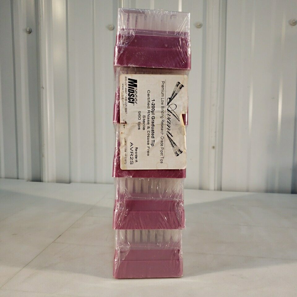 Avant AVR2S Pipette Tips 1-200uL Low Binding Research Grade Graduated 960 Tips