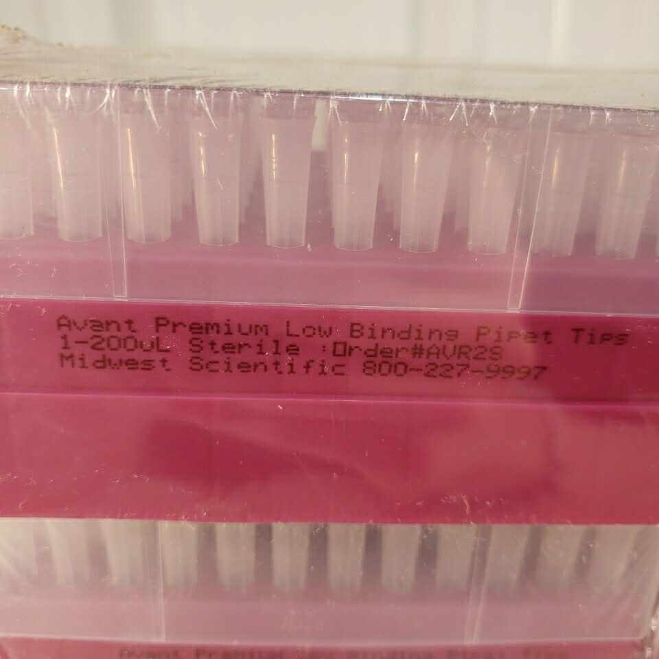Avant AVR2S Pipette Tips 1-200uL Low Binding Research Grade Graduated 960 Tips