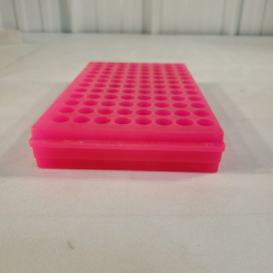 VWR 76333-314 Microcentrifuge Microtube Rack 96 Well Double Sided 2, 1.7, 0.5 mL